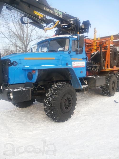 Лесовозный автопоезд Урал 2020 г.в. кму Омтл-70,02  Топливная система Россия